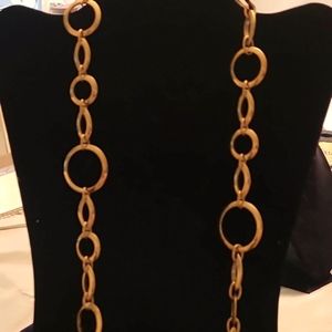Long Goldtone Necklace